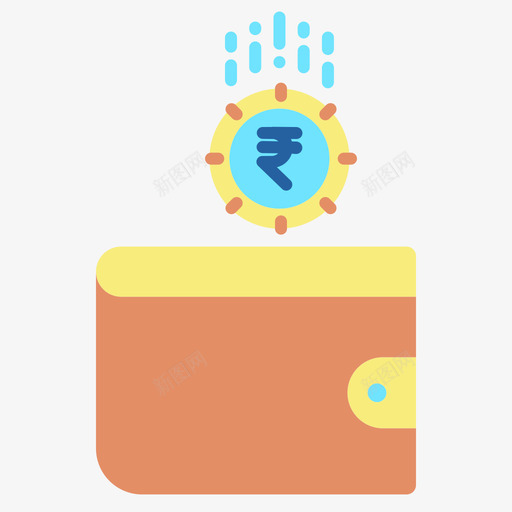 钱包货币10单位图标svg_新图网 https://ixintu.com 单位 货币 钱包