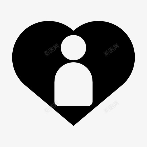 最喜欢的用户帐户心图标svg_新图网 https://ixintu.com 喜欢 帐户 帖子 最喜 用户