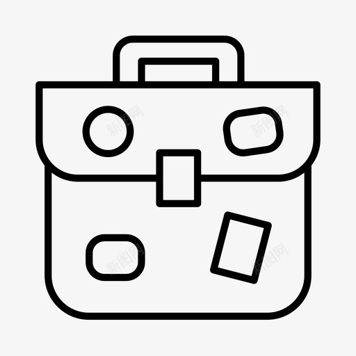旅行包假日旅游图标svg_新图网 https://ixintu.com 假日 度假 旅游 旅行 旅行包