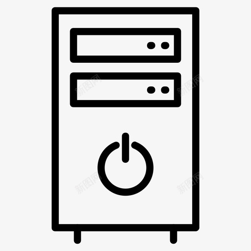 pc计算机硬件图标svg_新图网 https://ixintu.com pc 主机 电源 硬件 计算机 计算机硬件线64像素