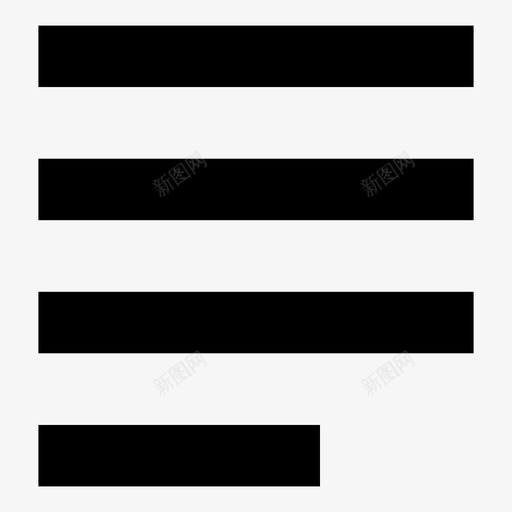 对齐列表选项图标svg_新图网 https://ixintu.com 信息眼镜对齐wifi更多插入菱形 列表 对齐 文本 段落 选项