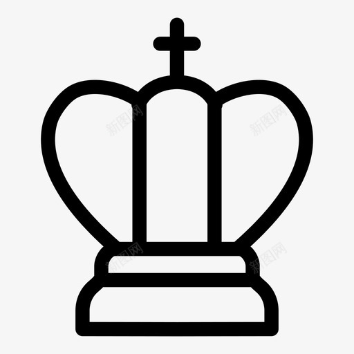 国王商业国际象棋图标svg_新图网 https://ixintu.com 商业 国王 国际象棋 游戏 策略 象棋