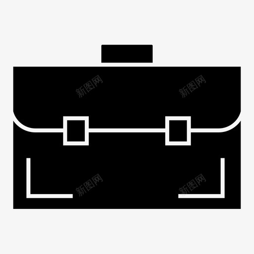 手提箱包公文包图标svg_新图网 https://ixintu.com 公文包 商务 字形 实心 手提箱 承运人