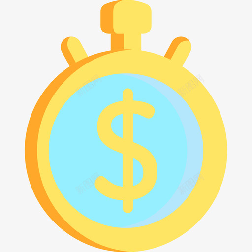 秒表工商管理2扁平svg免抠素材_新图网 https://ixintu.com 秒表 工商管理2 扁平