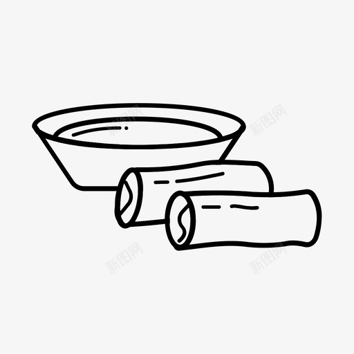 伦皮亚菲律宾人食品图标svg_新图网 https://ixintu.com 皮亚 菲律宾 菲律宾人 食品