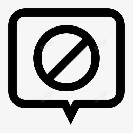 禁言svg_新图网 https://ixintu.com 禁言