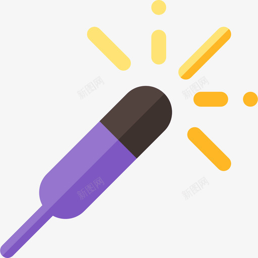 Sparkler生日98扁平图标svg_新图网 https://ixintu.com Sparkler 扁平 生日