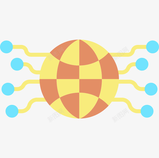 全球ads9扁平图标svg_新图网 https://ixintu.com ads9 全球 扁平