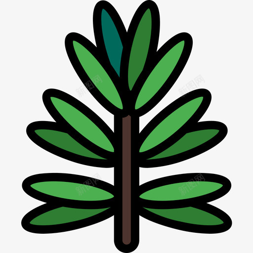 迷迭香纪念日4直线颜色图标svg_新图网 https://ixintu.com 直线 纪念日 迷迭香 颜色