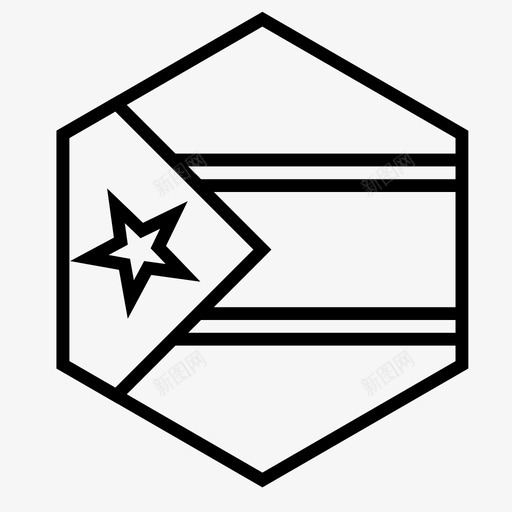 南苏丹国旗国家南苏丹图标svg_新图网 https://ixintu.com 世界 南苏丹 南苏丹国旗 固态硬盘 国家 轮廓六边形世界国旗