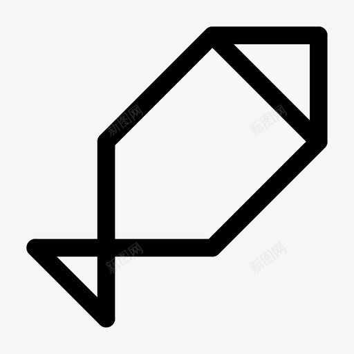 鱼渔获物海洋图标svg_新图网 https://ixintu.com 带圆盖的直线 海洋 海鲜 渔获物 游泳 鱼
