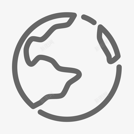 世界地图svg_新图网 https://ixintu.com 世界地图 eChartsWorldMap 线性 简约 商务