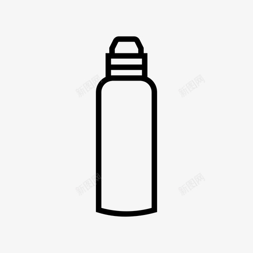 瓶子运动健康图标svg_新图网 https://ixintu.com 健康 水瓶 瓶子 运动