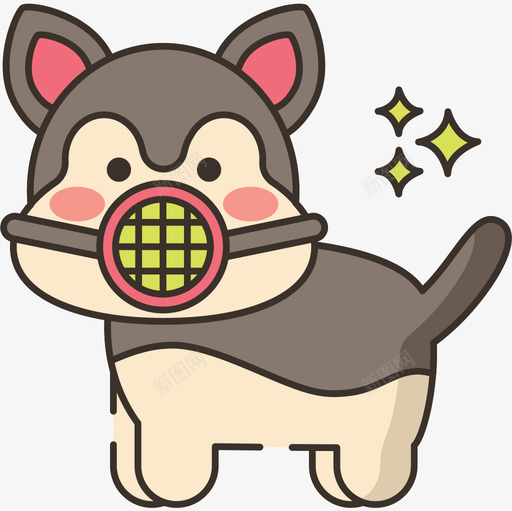 口吻兽医36线形颜色图标svg_新图网 https://ixintu.com 兽医 口吻 线形 颜色