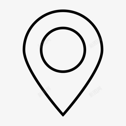 位置gps定位图标svg_新图网 https://ixintu.com gps 位置 假期 地图定位 定位