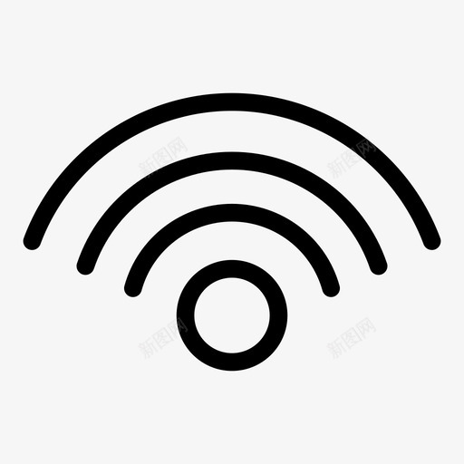 wifi网络路由器图标svg_新图网 https://ixintu.com wifi 信号 无线 网络 路由器