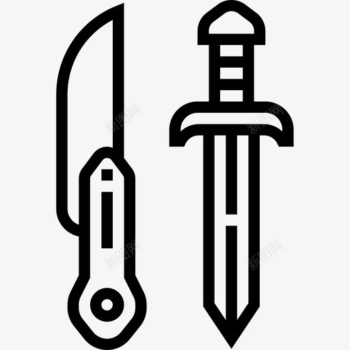 匕首10号侦探直系人图标svg_新图网 https://ixintu.com 10号侦探 匕首 直系人