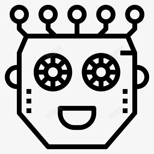人工智能灵巧智能图标svg_新图网 https://ixintu.com 人工智能 技术 智能 概述 灵巧