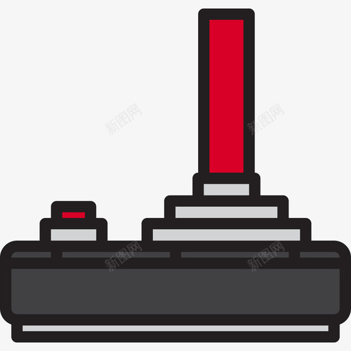操纵杆复古小工具7线性颜色图标svg_新图网 https://ixintu.com 复古 小工 工具 操纵杆 线性 颜色