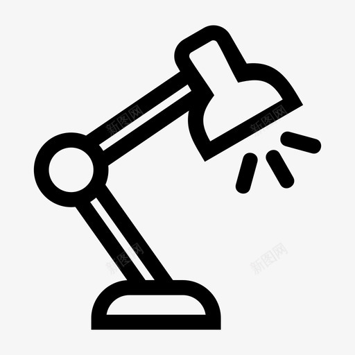 灯灯泡电图标svg_新图网 https://ixintu.com 灯泡 照明