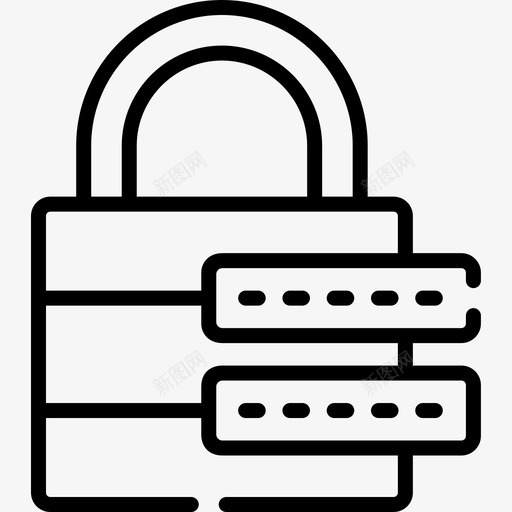 密码社交媒体67线性图标svg_新图网 https://ixintu.com 媒体 密码 社交 线性