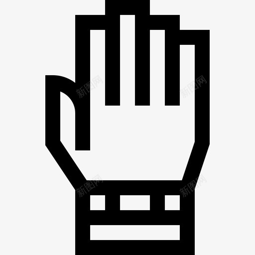 手套冬衣和附件3线状图标svg_新图网 https://ixintu.com 冬衣 手套 线状 附件