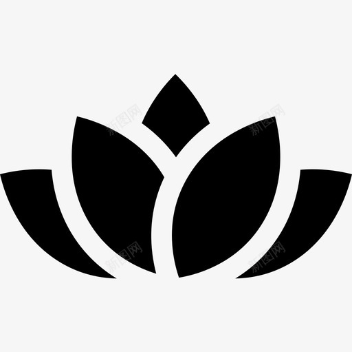 莲花治疗8填充图标svg_新图网 https://ixintu.com 填充 治疗8 莲花