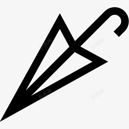 伞弹簧52直线型图标svg_新图网 https://ixintu.com 弹簧 直线 线型