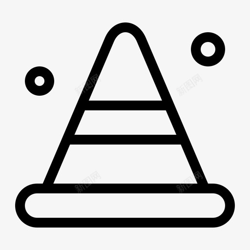 交通锥建筑道路图标svg_新图网 https://ixintu.com 交通 建筑 施工 道路