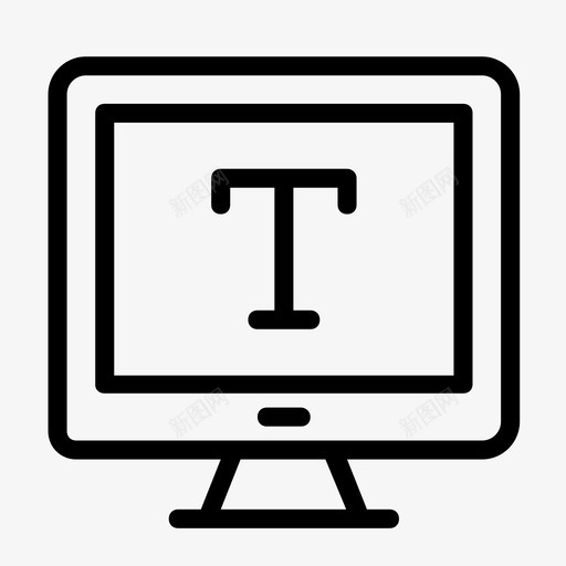 字体lcd图标svg_新图网 https://ixintu.com 48像素 glyps lcd 字体 屏幕 文本 网页设计 设计