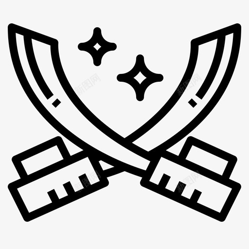 剑海盗10直系图标svg_新图网 https://ixintu.com 海盗 直系