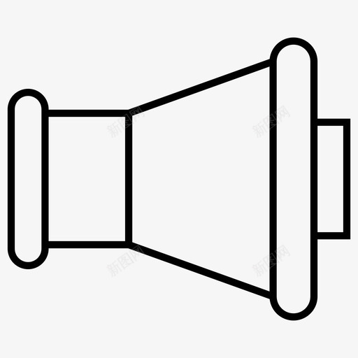 市场营销扩音器扬声器图标svg_新图网 https://ixintu.com 夏普 市场营销 扩音器 扬声器