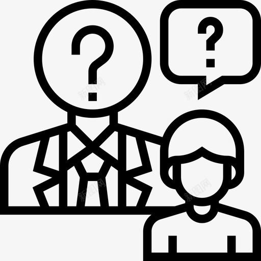面试面试9直系图标svg_新图网 https://ixintu.com 直系 面试 面试9