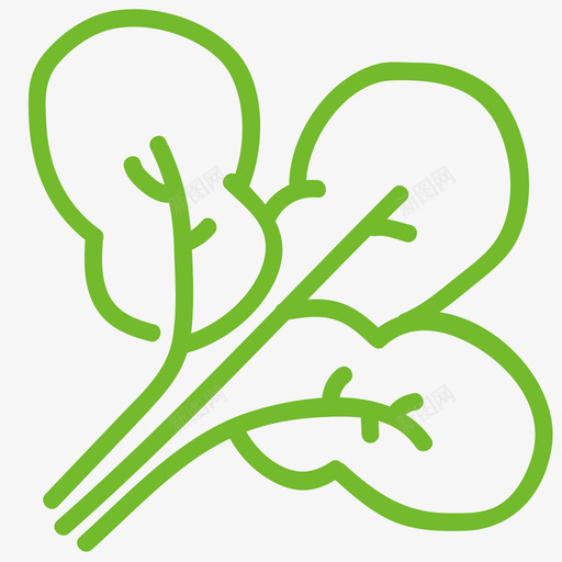 菠菜叶svg_新图网 https://ixintu.com 菠菜叶