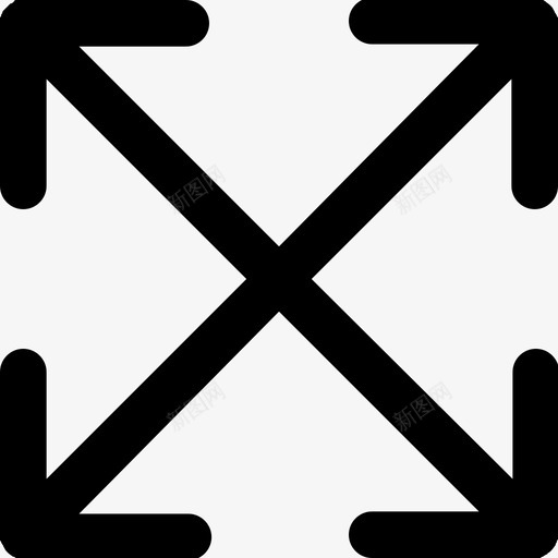 展开箭头按钮方向图标svg_新图网 https://ixintu.com 导航 展开 按钮 方向 箭头 轮廓