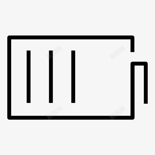 电池充电符号线图标集1svg_新图网 https://ixintu.com 充电 图标 电池 符号 线图