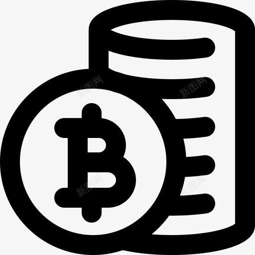 比特币加密货币24概述图标svg_新图网 https://ixintu.com 加密货币24 概述 比特币