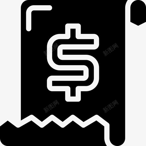 发票单据10填写图标svg_新图网 https://ixintu.com 单据10 发票 填写