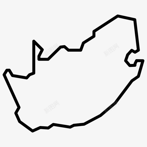 南非地图开普敦国家图标svg_新图网 https://ixintu.com 南非 国家 地图 开普敦
