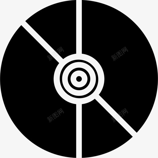 光盘教育163填充图标svg_新图网 https://ixintu.com 光盘 填充 教育