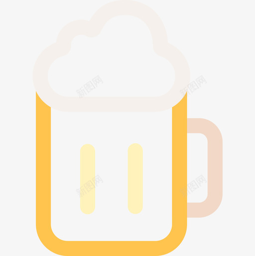 啤酒40号酒吧原色图标svg_新图网 https://ixintu.com 40号 原色 啤酒 酒吧