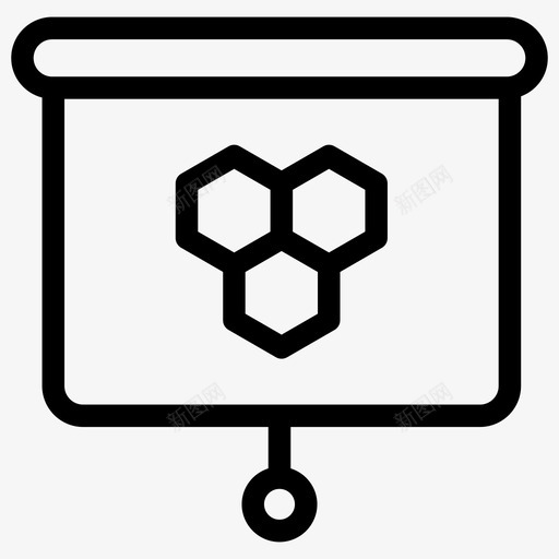 科学演示商业分析图表应用图标svg_新图网 https://ixintu.com 商业分析 图表应用 科学教育线图标 科学演示 统计 黑板