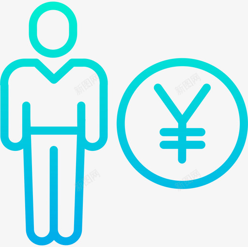 员工升职梯度图标svg_新图网 https://ixintu.com 升职 员工 梯度