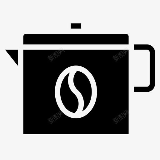 咖啡壶咖啡店72装满图标svg_新图网 https://ixintu.com 咖啡壶 咖啡店72 装满