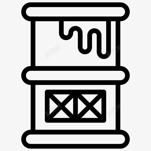 核污染16线性图标svg_新图网 https://ixintu.com 核污染16线性