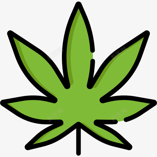 大麻荷兰11线状颜色图标svg_新图网 https://ixintu.com 大麻 线状 荷兰 颜色