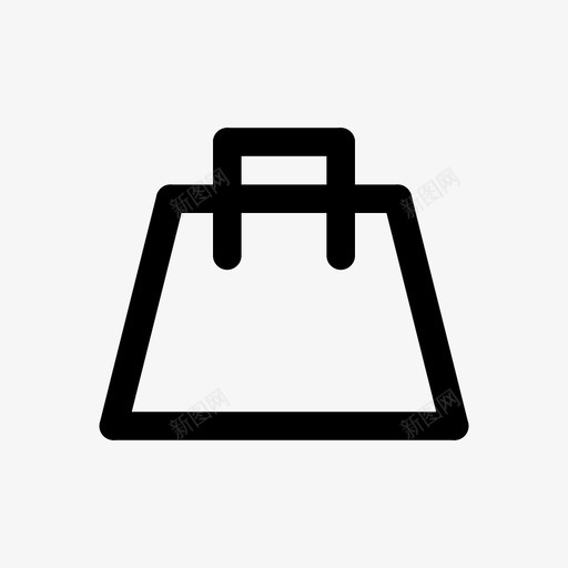 采购产品包配件公文包图标svg_新图网 https://ixintu.com 公文包 手袋 时装 直行圆帽 购物袋 配件 采购产品包