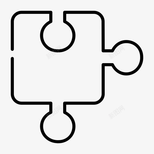 拼图游戏拼图块图标svg_新图网 https://ixintu.com 拼图 拼图块 游戏 解 随机间隙薄