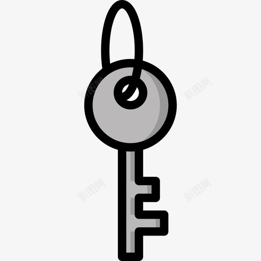 钥匙安全88线性颜色图标svg_新图网 https://ixintu.com 安全88 线性颜色 钥匙
