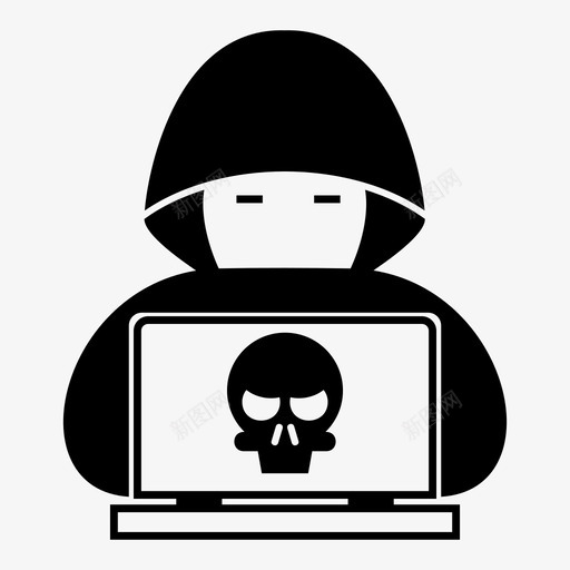 黑客匿名者犯罪图标svg_新图网 https://ixintu.com 匿名 犯罪 网络 间谍 黑客